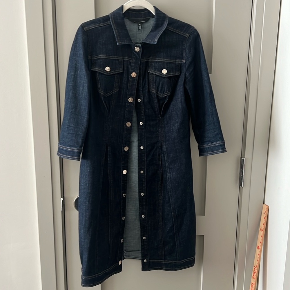 White House Black Market Denim Dress